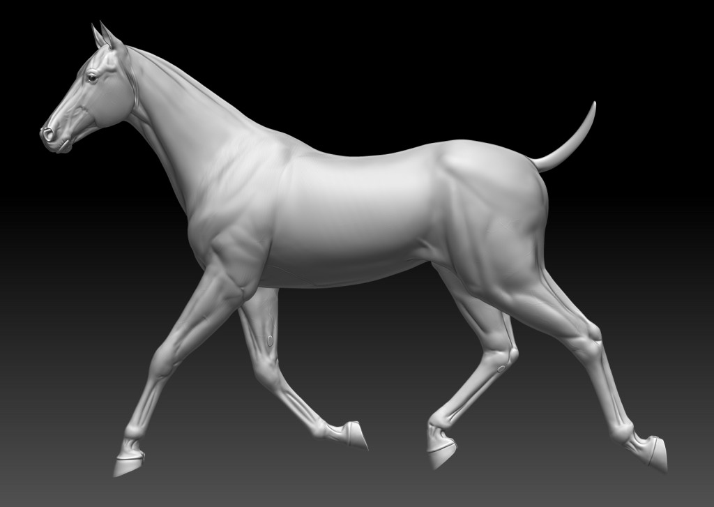 Horse in Zbrush