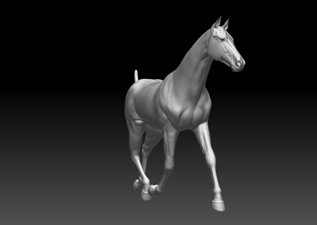 Horse in Zbrush